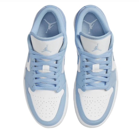 Women's Air Jordan 1 Low 'Ice Blue' - DC0774-141