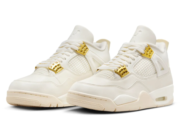 Women's Air Jordan 4 Retro 'Metallic Gold' - AQ9129-170
