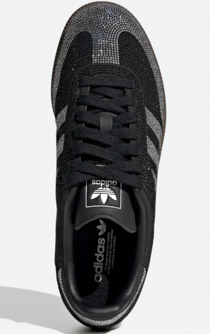adidas Samba 'Rhinestone Black Silver' Women's Sneakers