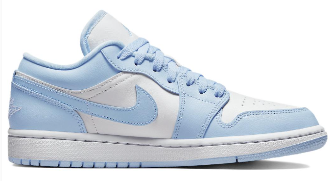 Women's Air Jordan 1 Low 'Ice Blue' - DC0774-141