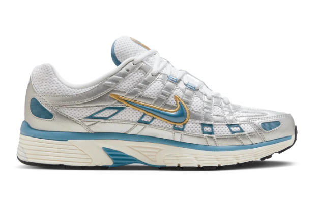 Nike P-6000 "Metallic Silver / Aegean Storm"