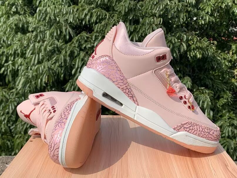 Air Jordan 3 Retro 'Valentine's Day Pink' - HJ0178-600