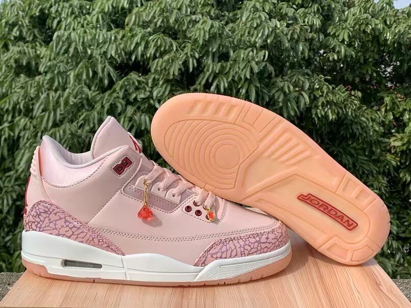 Air Jordan 3 Retro 'Valentine's Day Pink' - HJ0178-600