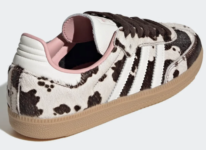 Women's adidas Samba OG Cow Print 'Dark Brown / Off White / Gum 3'