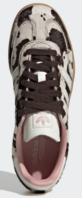Women's adidas Samba OG Cow Print 'Dark Brown / Off White / Gum 3'