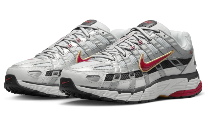 Nike Women's P-6000 CNPT "Metallic Silver / Red"
