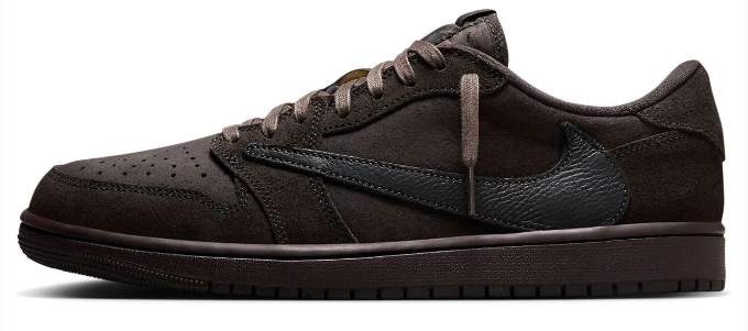 Travis Scott x Air Jordan 1 Low OG 'Velvet Brown' - DM7866-202