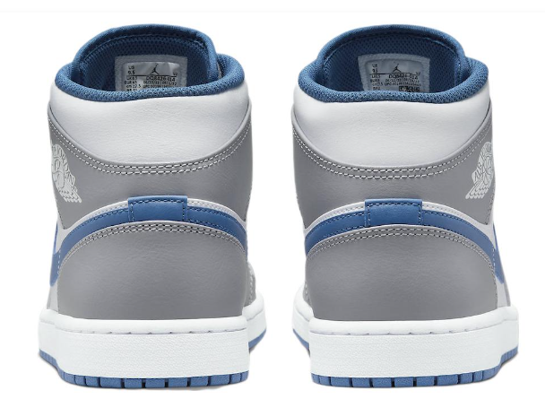 Air Jordan 1 Mid 'Cement Grey / True Blue' - DQ8426-014