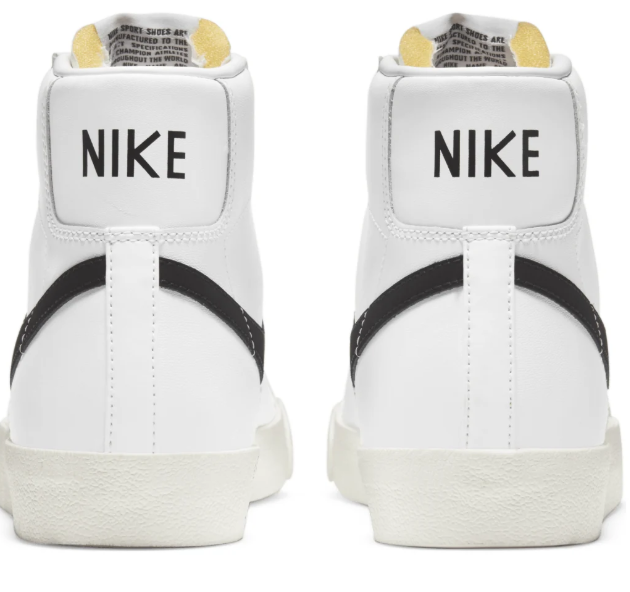 Nike Vintage-Inspired Sneakers "White / Black" | BQ6806-100