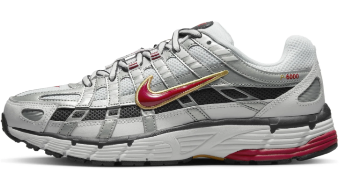 Nike Women's P-6000 CNPT "Metallic Silver / Red"