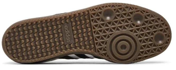 adidas Sambae 'Cloud White / Core Black / Gold Metallic' Women's Sneakers