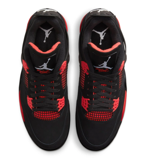 Air Jordan 4 Retro Black/White-Red (CT8527-016)