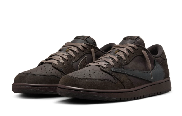 Travis Scott x Air Jordan 1 Low OG 'Velvet Brown' - DM7866-202