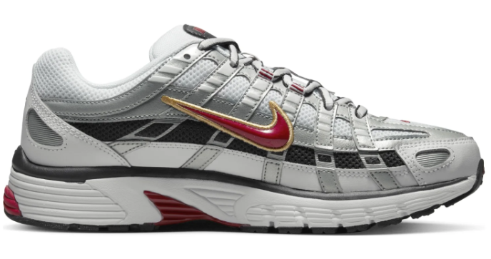Nike Women's P-6000 CNPT "Metallic Silver / Red"