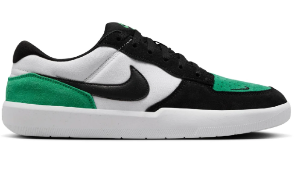 Nike SB Force 58 Skate Shoes "White / Black / Stadium Green"