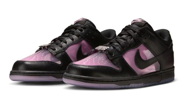 Nike Dunk Low Retro Premium "Transparent" – Pink Rise / Black